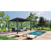 3.6m Fairhaven Aluminium Louvred Gazebo